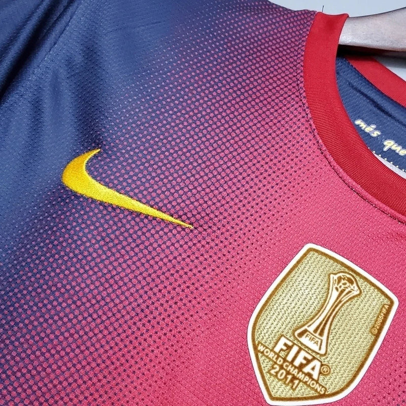 Camisa Barcelona 12/13 Home - Retrô Masculina