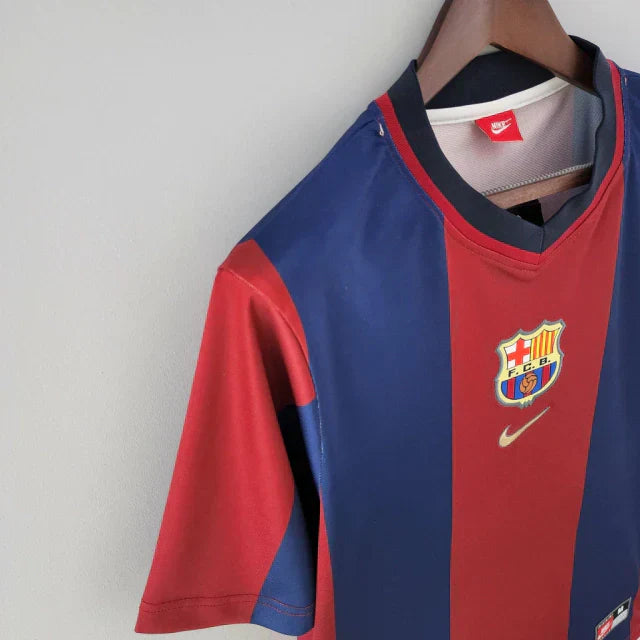 Camisa Barcelona 98/99 Home - Retrô Masculina