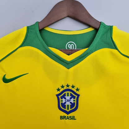 Camisa Brasil 2004 Home - Retrô Masculina