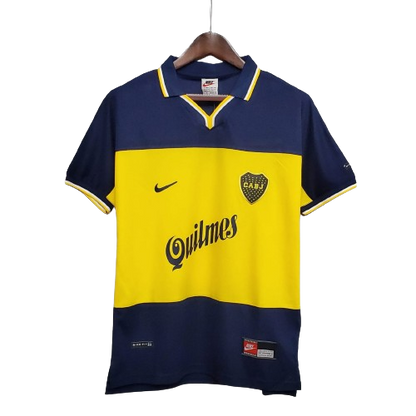 Camisa Boca Juniors Retrô Nike 1998/99 - Azul e Amarelo