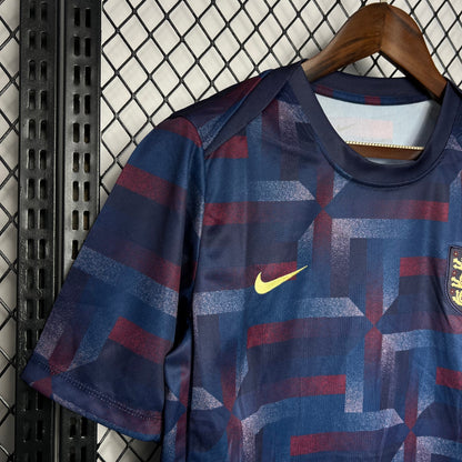 Camisa Inglaterra Pré-Jogo 24/25 - Nike Torcedor Masculina Lançamento