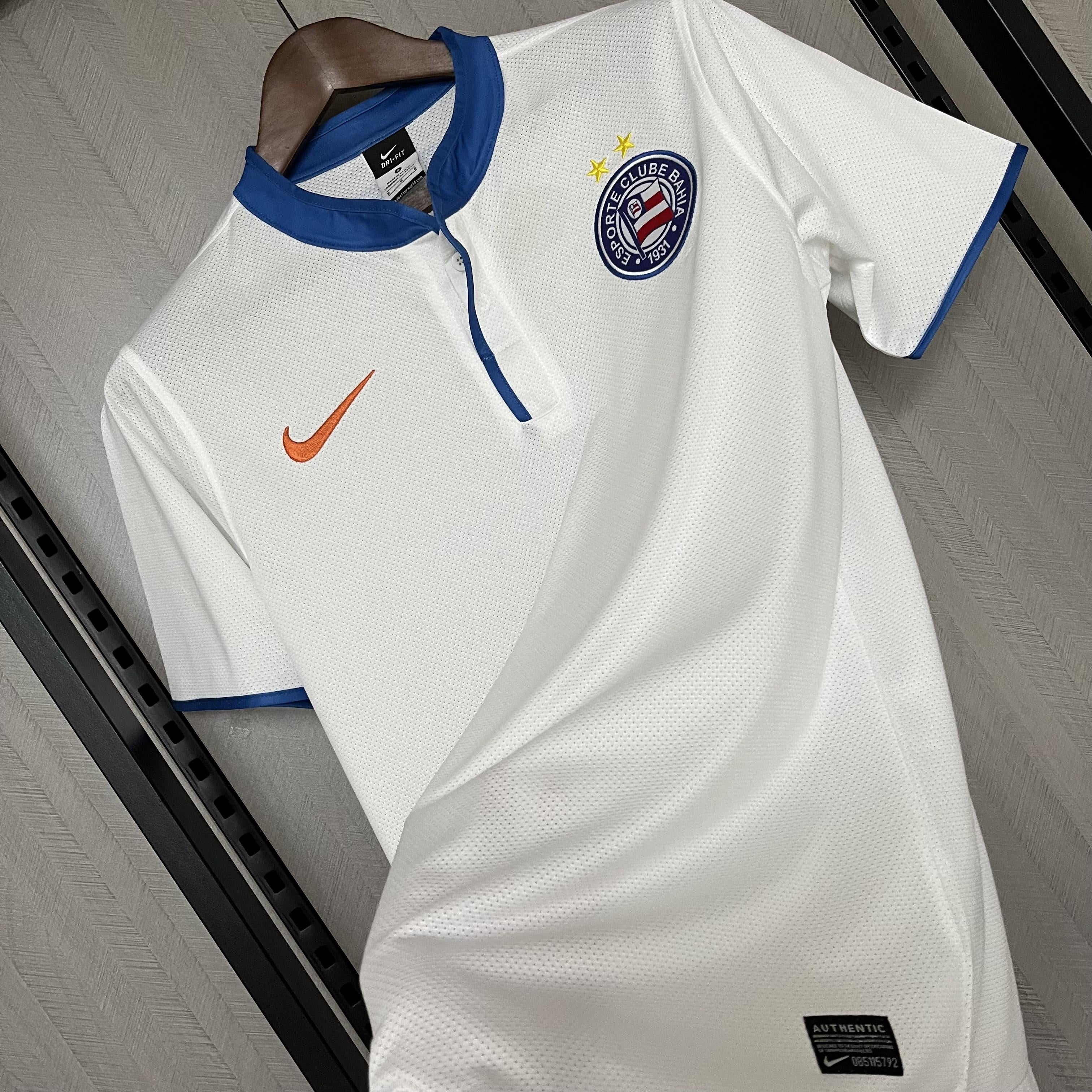 Camisa Bahia Titular 13/14 - Versão Retrô Branca
