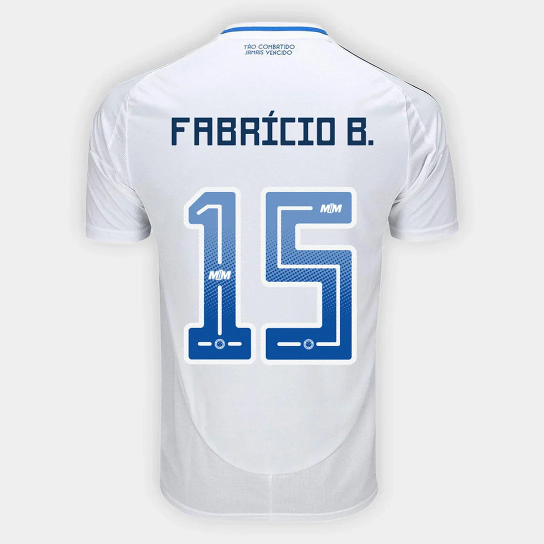 Camisa Cruzeiro Away 25/26 Fabrício B. N° 15