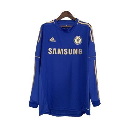 Camisa Chelsea 12/13 Home Manga Longa - Retrô Masculina
