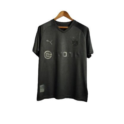 Camisa Borussia Dortmund 19/20 Edição Especial 110 Anos All Black - Retrô Masculina