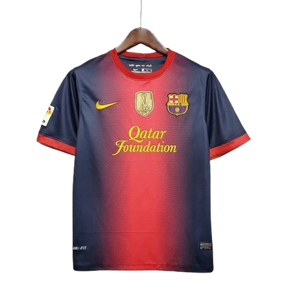 Camisa Retrô Barcelona Nike 2012/13  Masculino Azul Grená