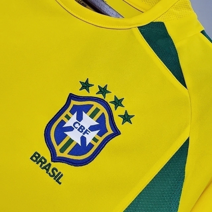 Camisa Brasil 2002 Home - Retrô Masculina