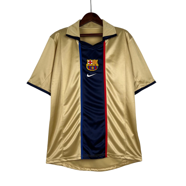 Camisa Barcelona 02/03 Away - Retrô Masculina