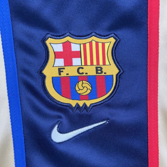 Camisa Barcelona 02/03 Away - Retrô Masculina
