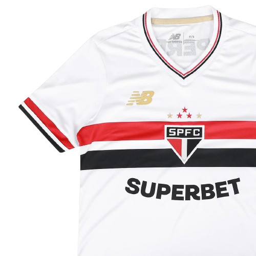 Camisa São Paulo Home 25/26 - NB Torcedor Masculina Lançamento