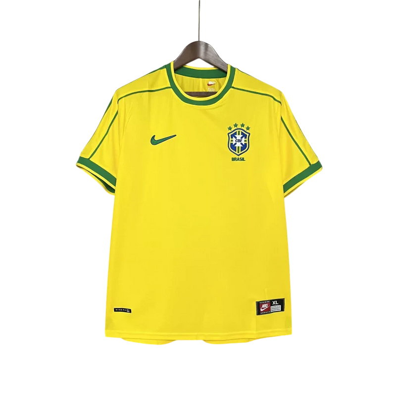 Camisa Brasil 1998 Home - Retrô Masculina