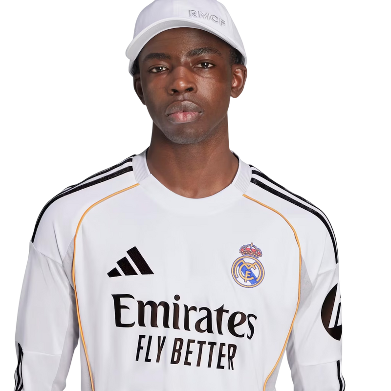 Camisa Real Madrid 25/26 Home Manga Longa - Torcedor Masculina