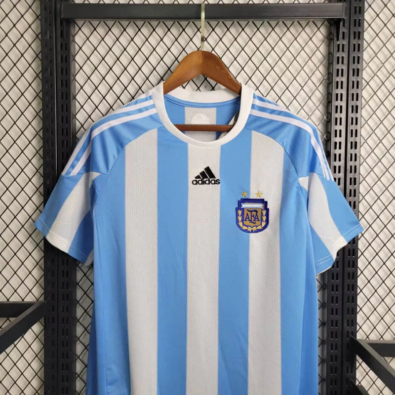 Camisa Argentina 2010 Home - Retrô Masculina