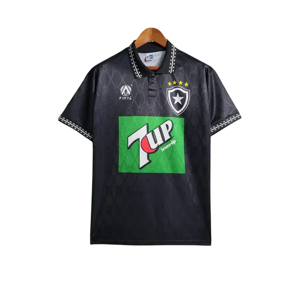 Camisa Botafogo Titular 1995/96 - Versão Retrô Preta 7UP