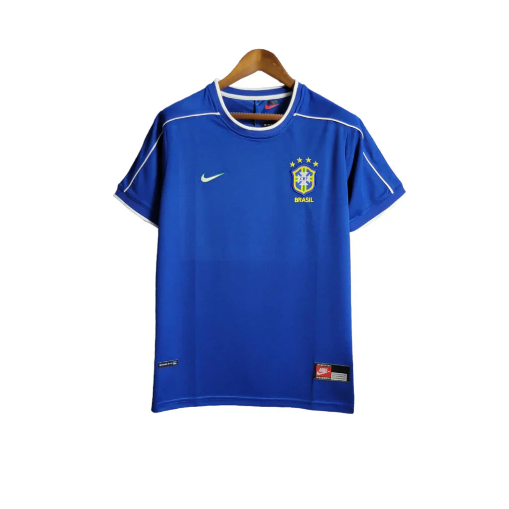 Camisa Brasil 1998 Away - Retrô Masculina